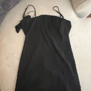 Lulu's Chic Black One-Shoulder Dress